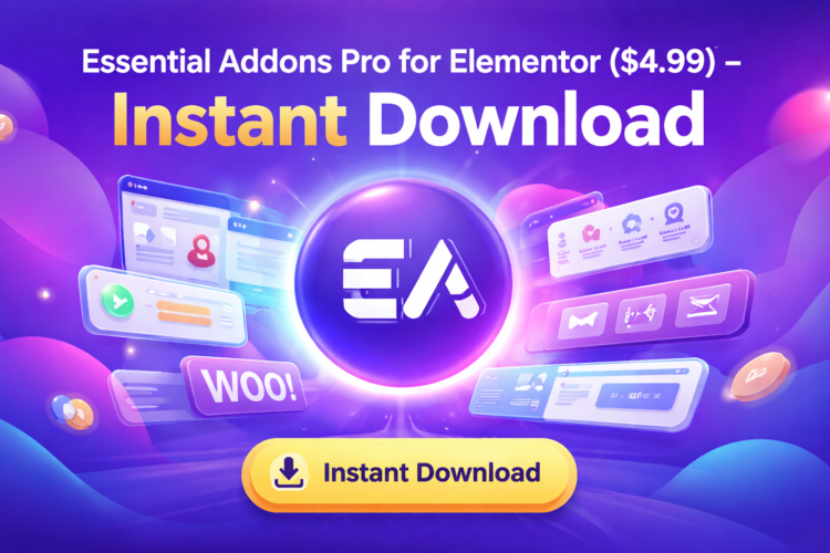 Essential Addons Pro for Elementor at low price $4.99