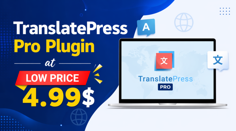TranslatePress Pro Plugin at low price 4.99$ - Translation Plugin for WordPress