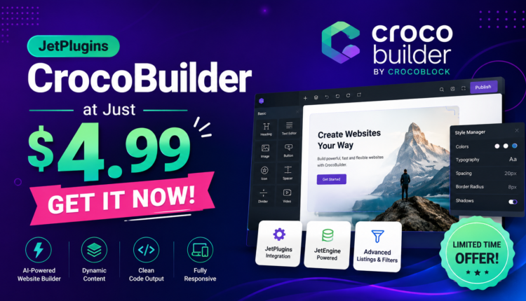 JetPlugins CrocoBuilder at low price $4.99 – Get It Now!